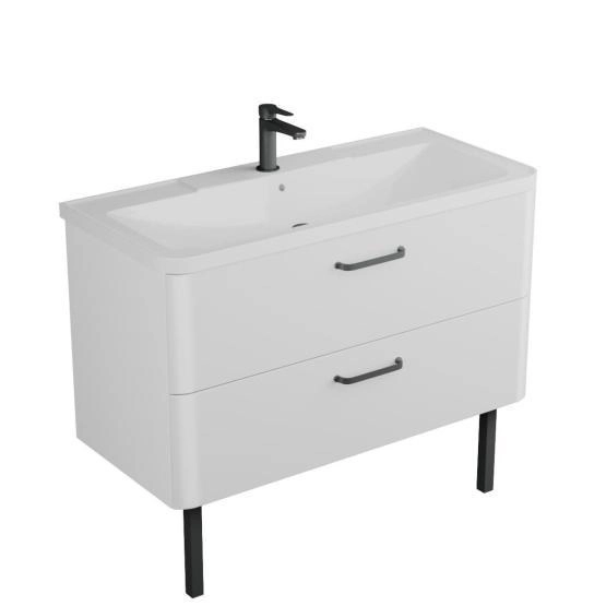 Тумба Veneciana TIBR 100 под умывальник Atlantica 100 белая