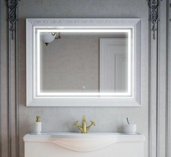 Зеркало LED Corozo Классика 1050*800, сенсор