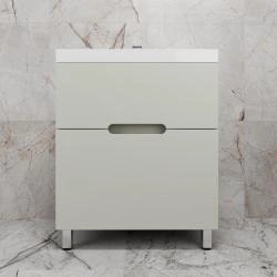 Тумба Style Line "Матис 70" ЛС-00002435 напольная под ASTI 70 (2 ящика), ОЛИВА, ЭМАЛЬ