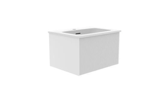 Тумба под раковину LA FENICE TERRA Bianca белая 60 FNC-01-TER-B-60 белый матовый