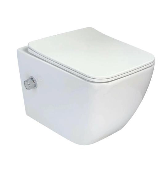 Унитаз биде Esbano Leon WB смеситель с бидеткой подвесной безободковый