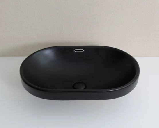 Раковина Gid Bm1004 встраиваемый 61 Черный матовый