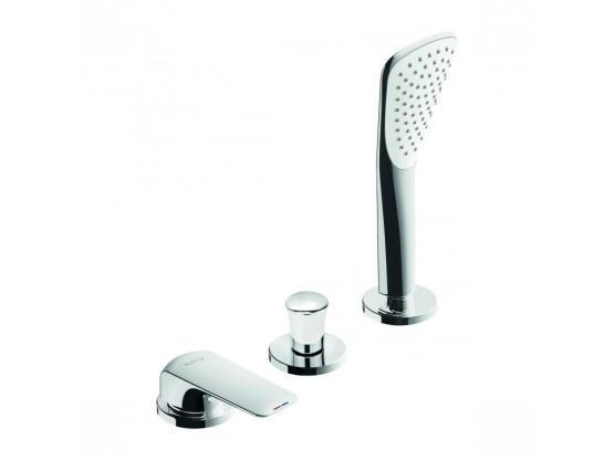 Смеситель Kludi Ameo 414480575 для ванны, на 3 отверстия без излива