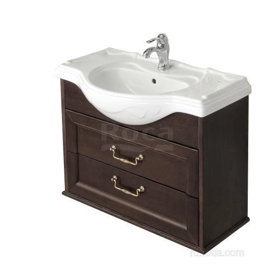 Тумба под раковину Roca America Evolution W 105 дуб темный ZRU9302962