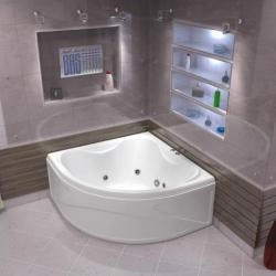 Ванна Bas Риола 135x135 с гидромассажным оборудованием FLAT