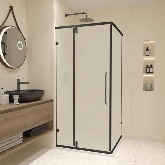 Душевой уголок RGW CL-035B Classic 90x90 Черный матовый матовое