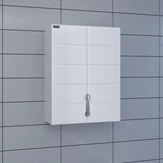 Шкаф подвесной СаНта Родос 60x80 см, 406001, над стиральной машиной