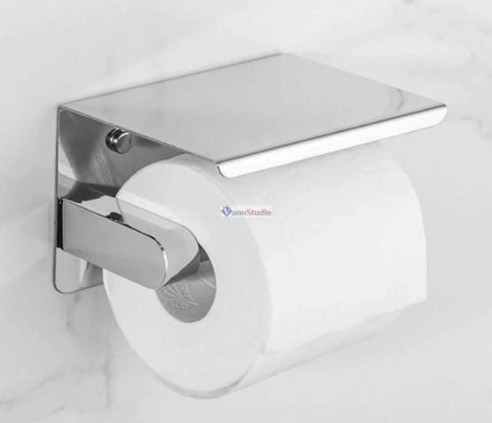 F502 Полка+бумагодержатель Frap