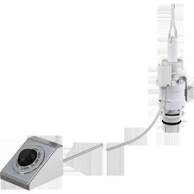 Кнопка смыва на расстоянии AlcaPlast ножное управление, металл, монтаж: в стену