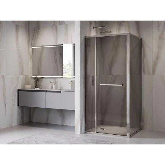 Душевой уголок RGW LE-45 Leipzig 100x80 Хром тонированное