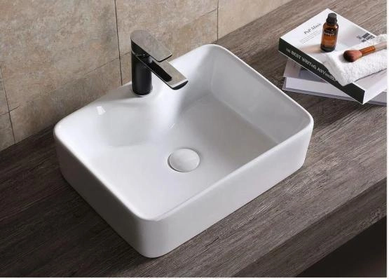 Раковина Cerutti SPA CR7051 накладная, белая, прямоугольная 480х370х130