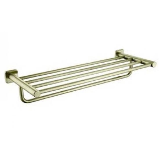 Полка для полотенец с держателем KAISER (KH-4709) бронза