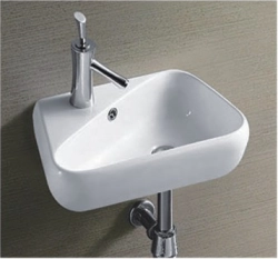 Раковина CeramaLux N9275R 45 см правая подвесная