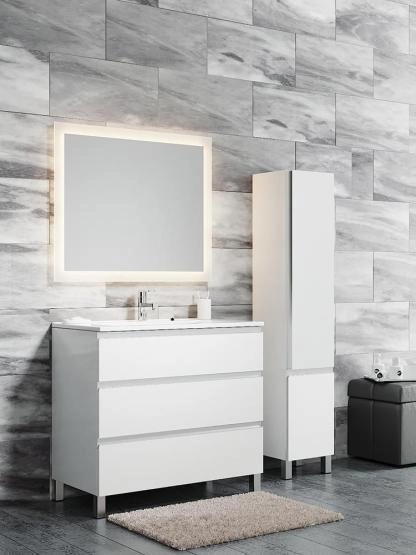 Тумба SANVIT Авеню-3 100 напольная Белый без раковины