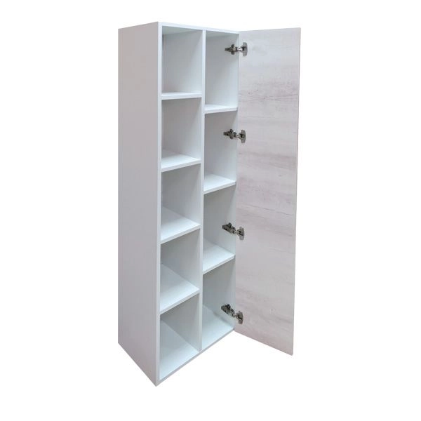 Шкаф-колонна Comforty Прага-45 дуб белый