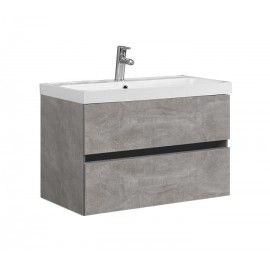 Тумба Belux Париж НП 80-02 Бетон Чикаго под умывальник Париж ПА 800
