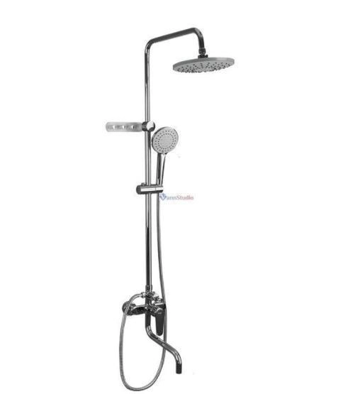 Душевая система Frap F24001 хром для ванны