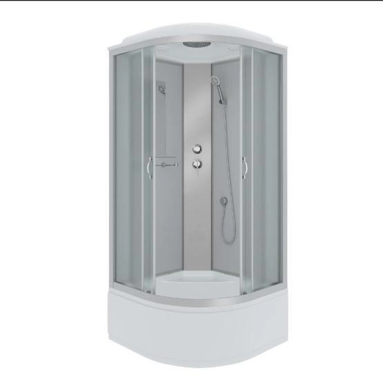 Душевая кабина Niagara Classic NG-2308-14 (900х900х2150) высокий поддон(45см) стекло МАТОВОЕ