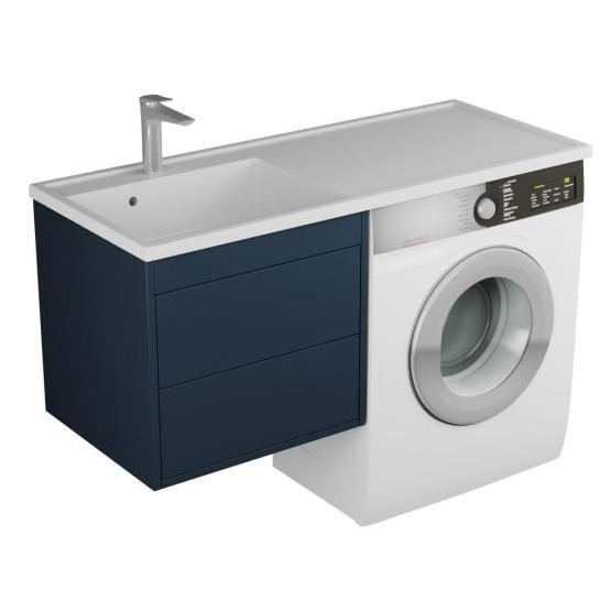 Тумба Veneciana Nera 55 под умыв-к "Magenta 1200" R/L и стир.маш.,с 2-мя ящ., подвес, индиго