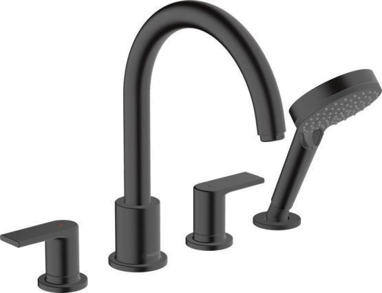 Hansgrohe 71459670 Vernis Shape Смеситель на борт ванны, на 4 отверстия, матовый черный