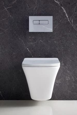 Унитаз Belbagno MARMI BB052CHR подвесной безободковый 50 см