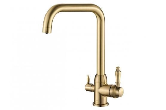 Смеситель для кухни ZORG Steel Hammer (SH 725 BRONZE) бронза