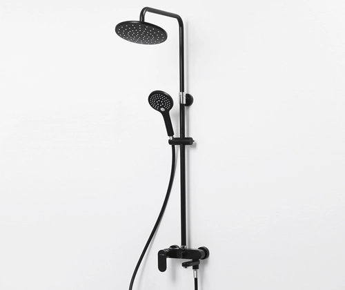 Душевая система Wasserkraft A17401 со смесителем для душа 80/125 x 54,1 см черный цвет