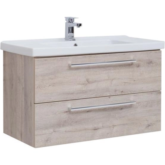 Тумба Dreja GIO 100 см под умывальник дуб кантри, подвесная