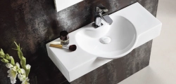 Раковина Cerama Lux STR-4280C 70 см подвесная