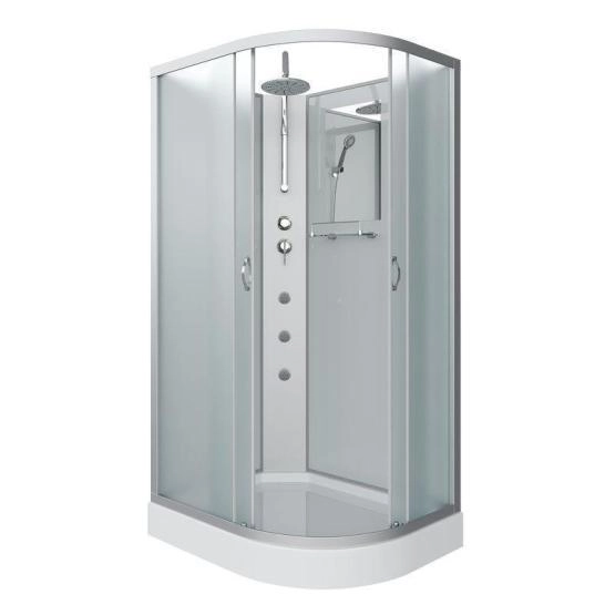 Душевая кабина Niagara NG-3312-14LBKTG 1200х800х2100-2400 низкий поддон 13см стекло матовое