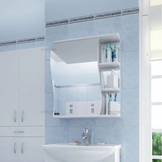 Зеркальный шкаф СаНта Волна 60, левый/правый