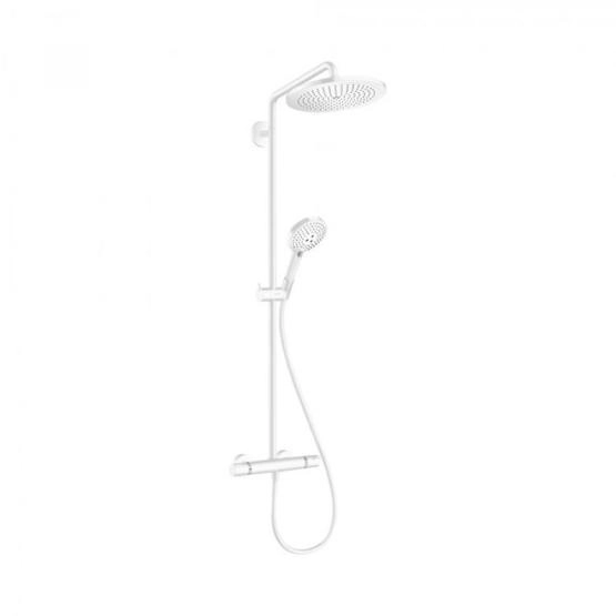 Hansgrohe 26890700 Croma Select S Душевая система для душа с термостатом ?280/125 мм, 3 режима, матовый белый