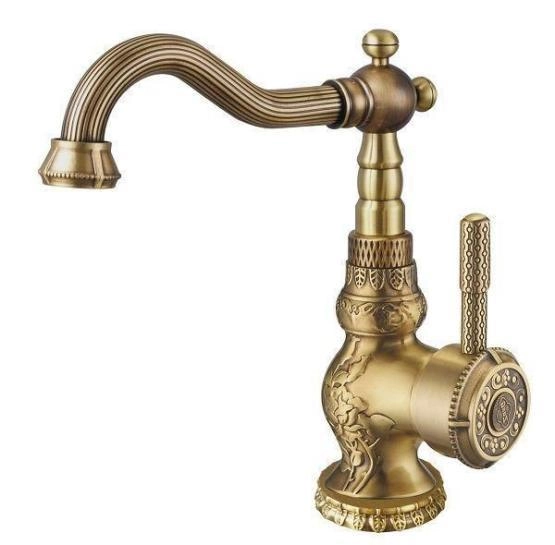 Смеситель для раковины ZORG Antic (A 309U-BR) бронза