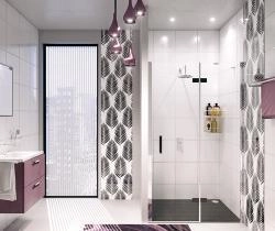 Душевая дверь WasserKraft Aller 10H05RBLACK MATT 120 см, распашная, правая