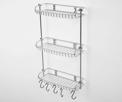 Этажерка настенная WasserKraft K-1433 30 см хром