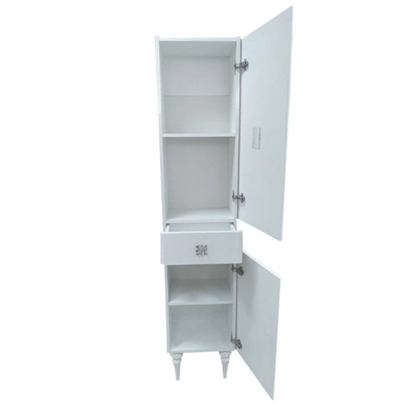 Шкаф-колонна Comforty Монако-40 правая белый глянец