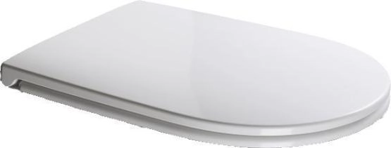 Сиденье для унитаза AXA DP AF8401 с механизмом плавного опускания, цвет белый