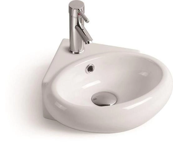 Раковина SantiLine SL-2021 39x37 подвесная керамическая Белый