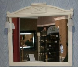 Зеркало Demax Луизиана 110 без светильников цвет Blanco Antic (173020)