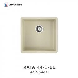 Кухонная мойка Omoikiri Kata 44-U-BE 4993401, 440х420, ваниль