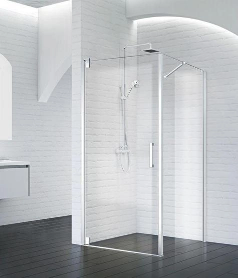 Душевой уголок BelBagno MARMI 70x90 прозрачное стекло 8 мм профиль хром MARMI-AH-1-70/90-C-Cr