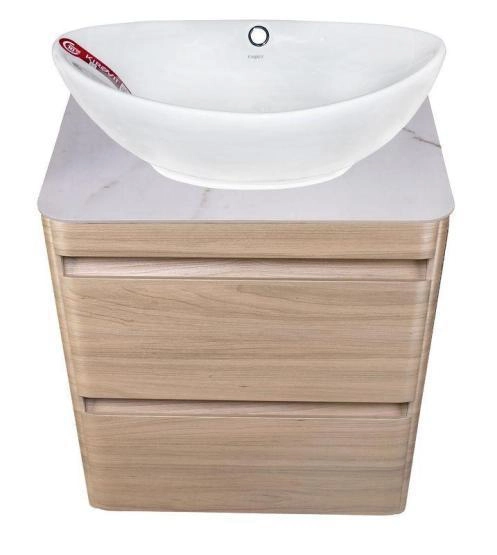 Тумба подвесная Style Line Атлантика 60, Люкс ясень перламутр, PLUS