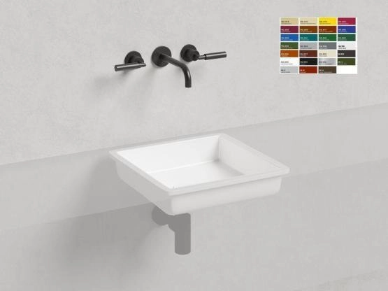 Раковина Salini MAREA 07 RAL S-Stone покраска RAL матовая 42x42 1802207MF встраиваемая