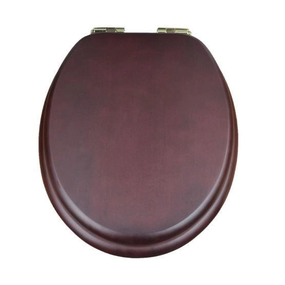 Деревянное сиденье Magliezza Retro 9000M-DO SoftClose, золото, махагон матовый