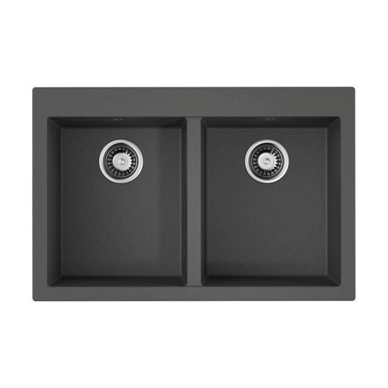 Кухонная мойка Omoikiri Bosen 80-2-PL Tetogranit/платина 4993843