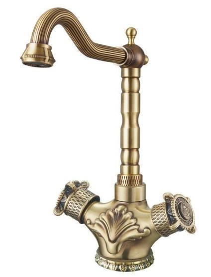 Смеситель для кухни ZORG Antic (A 3005K-BR) бронза