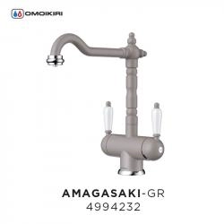 Смеситель Omoikiri Amagasaki-GR 4994232 leningrad grey