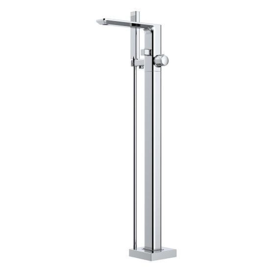 Смеситель для ванны Azario PIANO, отдельностоящий, хром (AZ-208260AB5C-0308A)