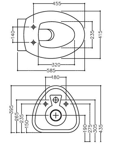 Унитаз подвесной Jaquar Fusion FSS-WHT-29951 сиденье дюропласт