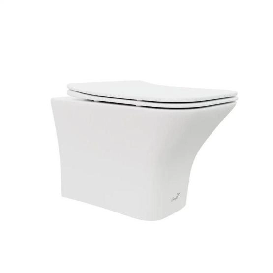 Унитаз Cerutti SPA VETTORE Aria MW подвесной безободковый белый матовый CT9242 (480х340х350)
